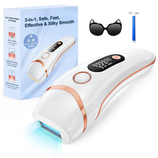 SilkLux™ Pro — Permanent IPL Laser Hair Removal Handset
