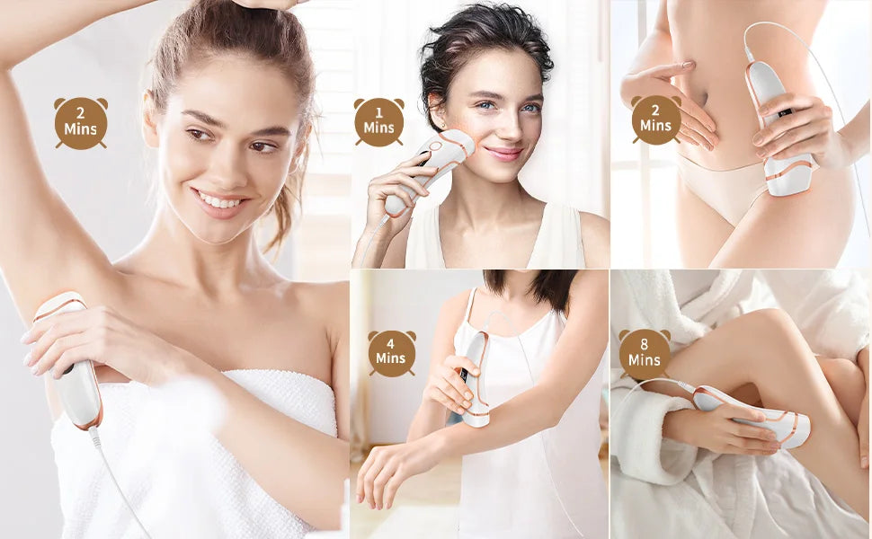 SilkLux™ Pro — Permanent IPL Laser Hair Removal Handset